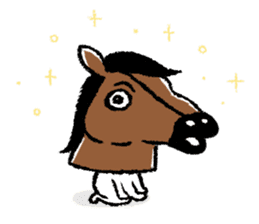 The Horse. sticker #10909746