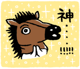 The Horse. sticker #10909772
