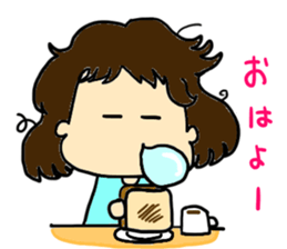 1day of cute daughter sticker #10909896