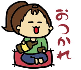 1day of cute daughter sticker #10909899
