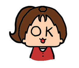 1day of cute daughter sticker #10909912