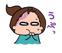 1day of cute daughter sticker #10909920