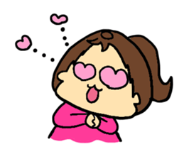 1day of cute daughter sticker #10909929