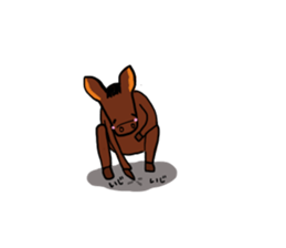 Hilarious horse sticker #10910781