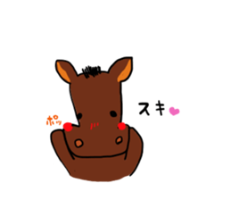 Hilarious horse sticker #10910803