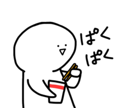 scruffy man 2 sticker #10910851