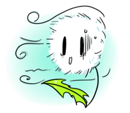 Pretty Small Dandelion in a field sticker #10911337