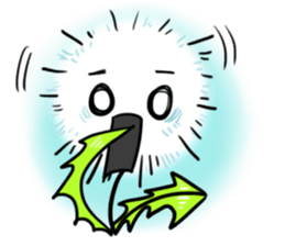 Pretty Small Dandelion in a field sticker #10911344