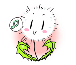 Pretty Small Dandelion in a field sticker #10911349