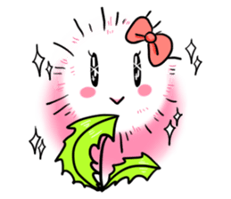 Pretty Small Dandelion in a field sticker #10911352