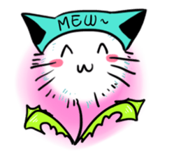 Pretty Small Dandelion in a field sticker #10911356