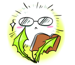 Pretty Small Dandelion in a field sticker #10911364