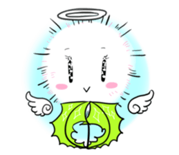 Pretty Small Dandelion in a field sticker #10911366