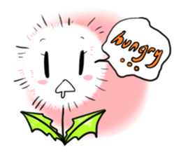 Pretty Small Dandelion in a field sticker #10911368