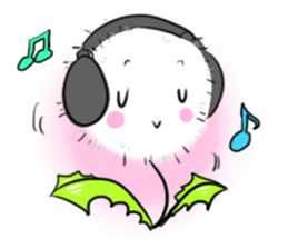 Pretty Small Dandelion in a field sticker #10911372