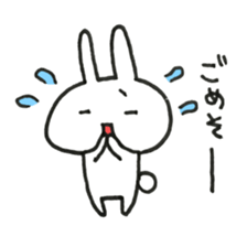 rabbit!!!!!!!! sticker #10911382