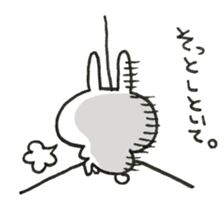 rabbit!!!!!!!! sticker #10911387