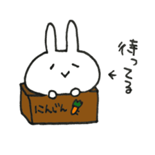 rabbit!!!!!!!! sticker #10911412
