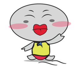 An Interesting UFO Man sticker #10911459