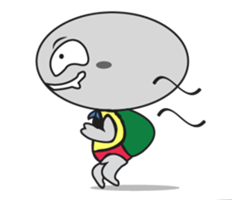 An Interesting UFO Man sticker #10911467