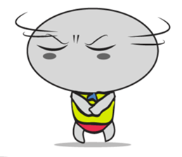 An Interesting UFO Man sticker #10911468