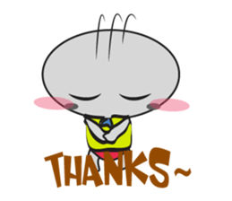 An Interesting UFO Man sticker #10911474