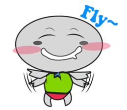 An Interesting UFO Man sticker #10911476