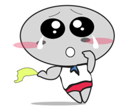 An Interesting UFO Man sticker #10911478