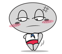 An Interesting UFO Man sticker #10911479