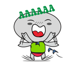 An Interesting UFO Man sticker #10911480