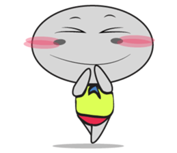 An Interesting UFO Man sticker #10911482