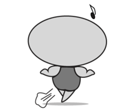 An Interesting UFO Man sticker #10911484