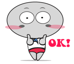 An Interesting UFO Man sticker #10911485