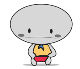 An Interesting UFO Man sticker #10911486