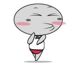 An Interesting UFO Man sticker #10911493