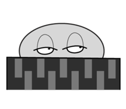 An Interesting UFO Man sticker #10911494