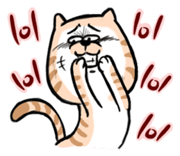 Small bad cat ( International) sticker #10911977
