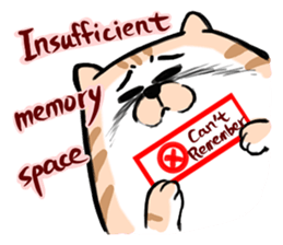 Small bad cat ( International) sticker #10911978