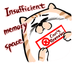 Small bad cat ( International) sticker #10911978