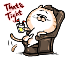 Small bad cat ( International) sticker #10911980