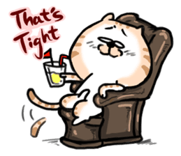 Small bad cat ( International) sticker #10911980