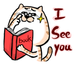 Small bad cat ( International) sticker #10911981