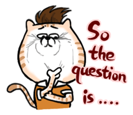 Small bad cat ( International) sticker #10911982