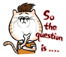 Small bad cat ( International) sticker #10911982