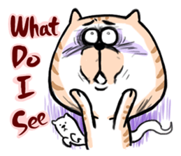 Small bad cat ( International) sticker #10911983