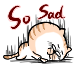 Small bad cat ( International) sticker #10911985