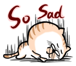 Small bad cat ( International) sticker #10911985