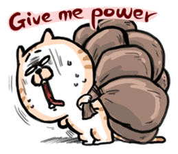 Small bad cat ( International) sticker #10911986