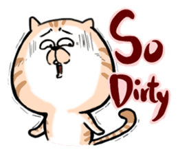 Small bad cat ( International) sticker #10911989