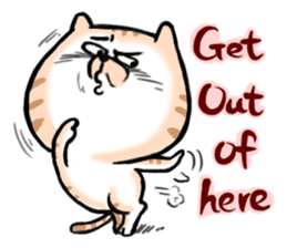Small bad cat ( International) sticker #10911990